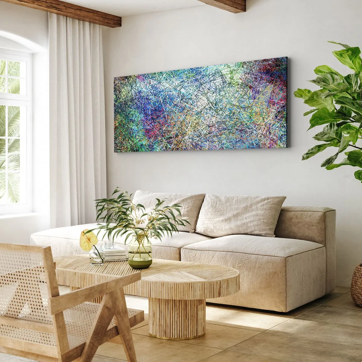 Tablou pe pânză - Nu este atât de simplu - 100x40 cm