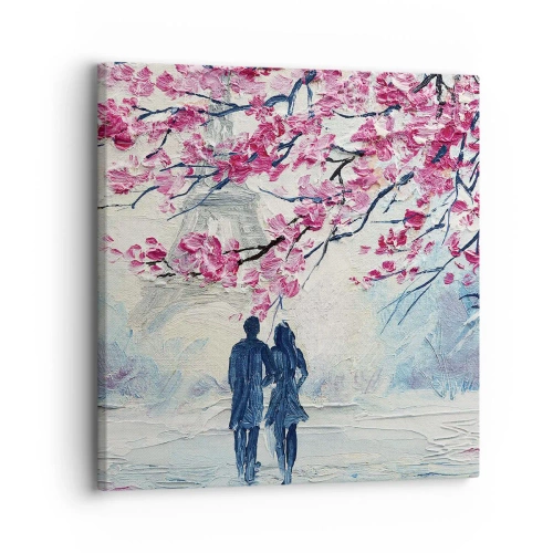 Tablou pe pânză - Plimbare romantică - 30x30 cm