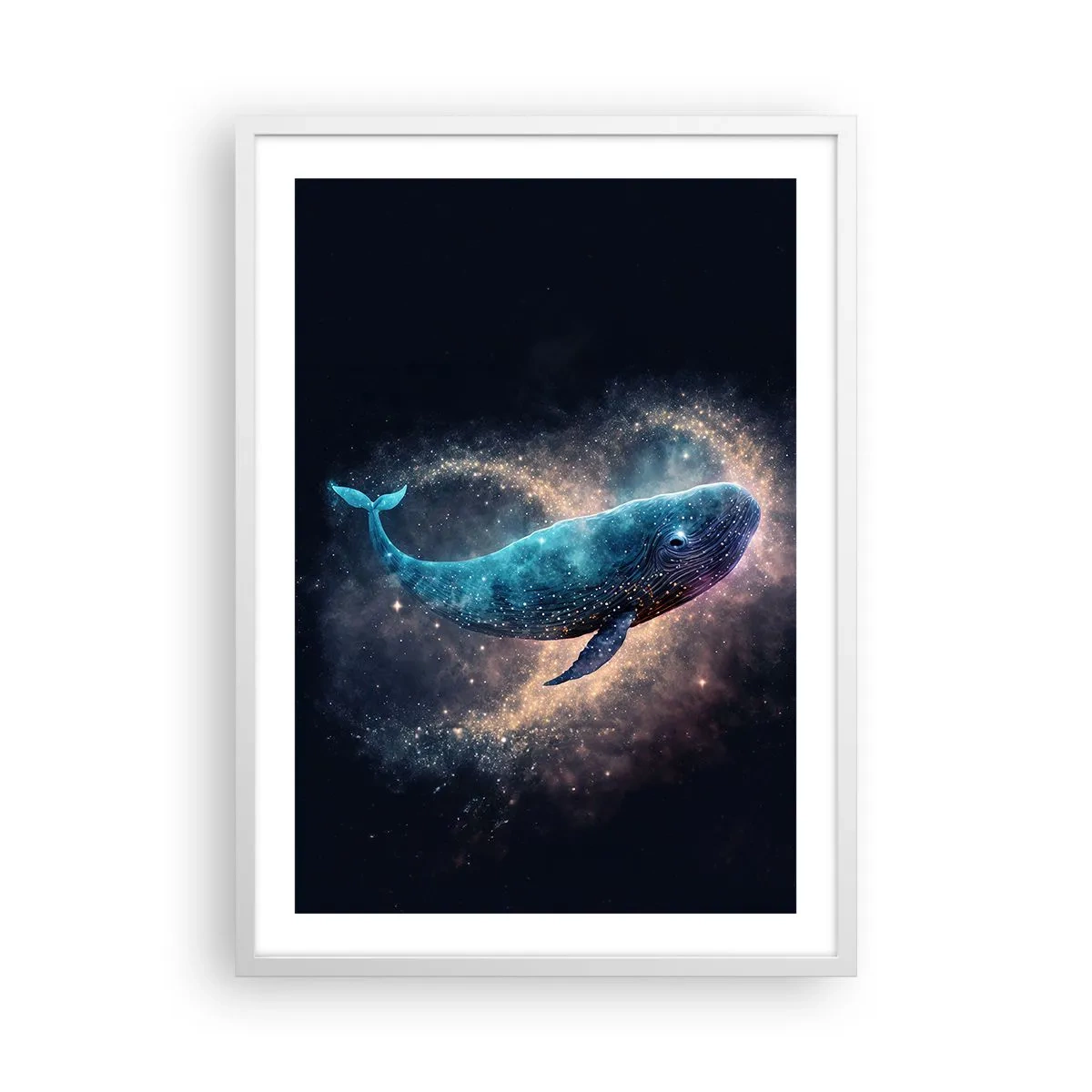 Poster în ramă albă - Există o lume... - 50x70 cm