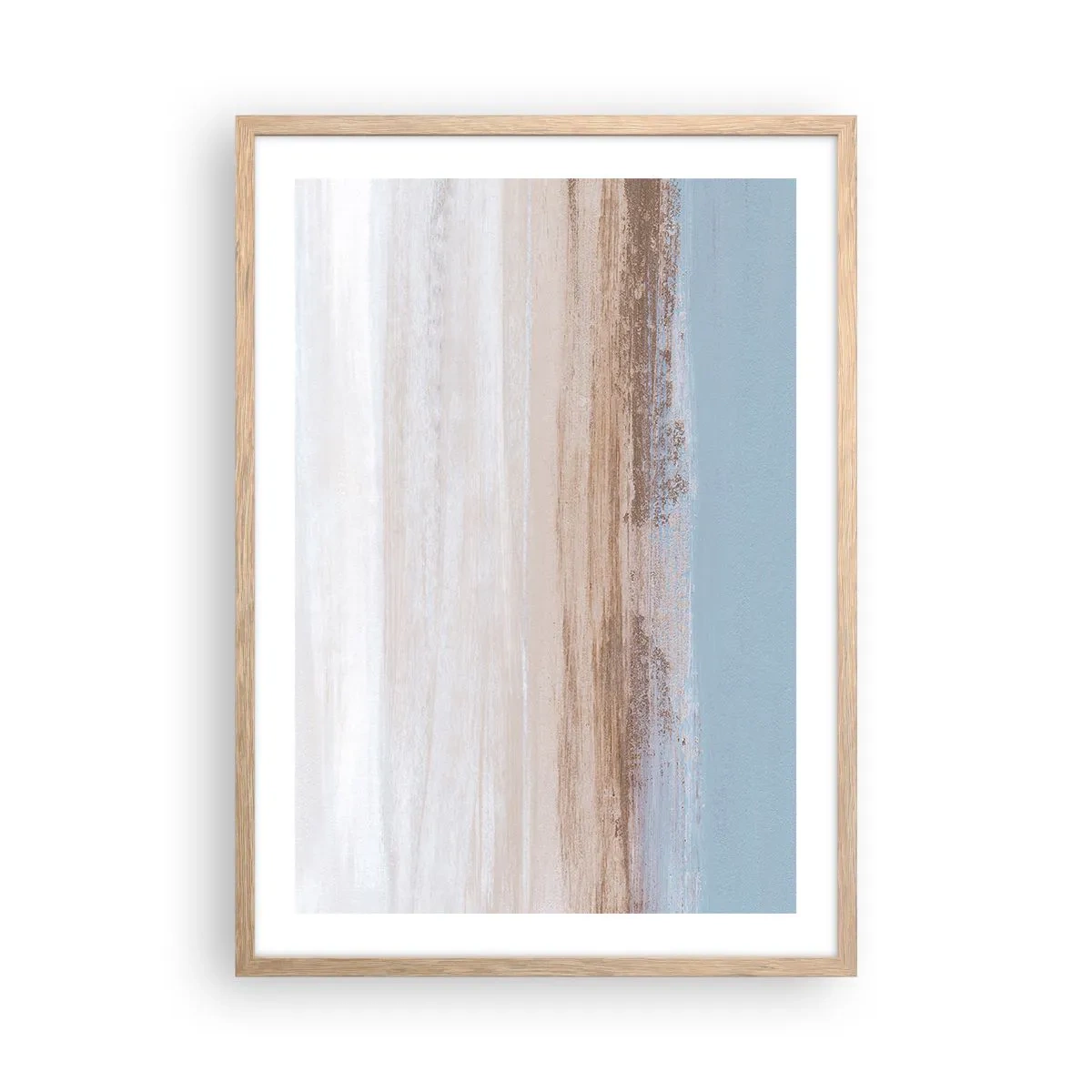 Poster în ramă de stejar deschis - Un peisaj ambiguu - 50x70 cm
