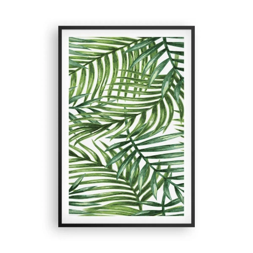 Poster în ramă neagră - Sub bolta verde - 61x91 cm
