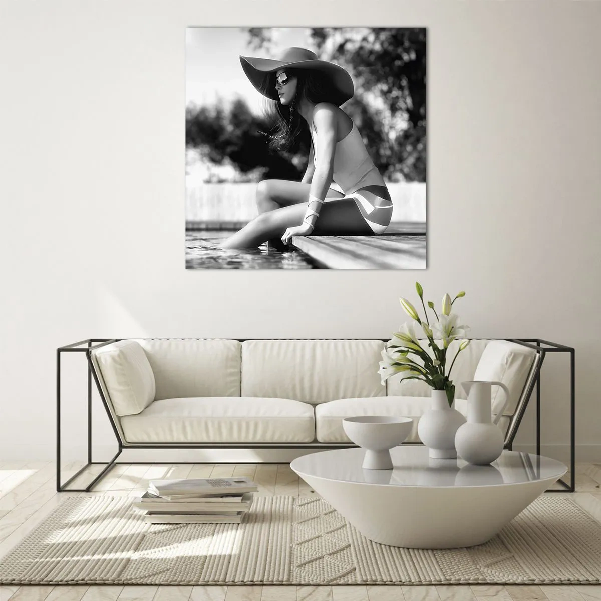 Tablou pe sticlă - Vis de vară - 60x60 cm