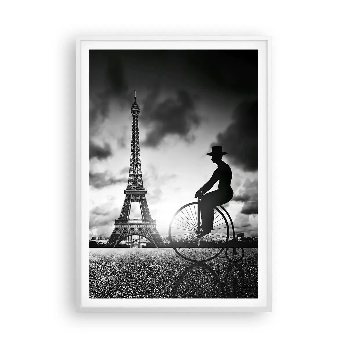 Poster în ramă albă - Dorul de Belle Epoque - 70x100 cm