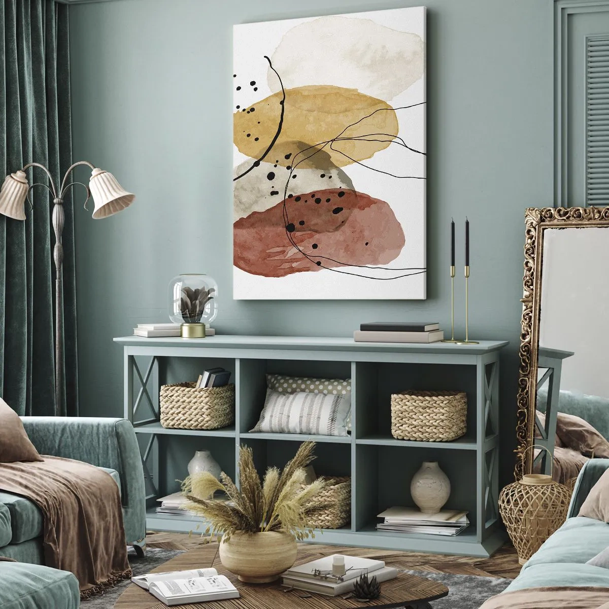 Tablou pe pânză - Ca aerul, limpezi și ușoare - 50x70 cm