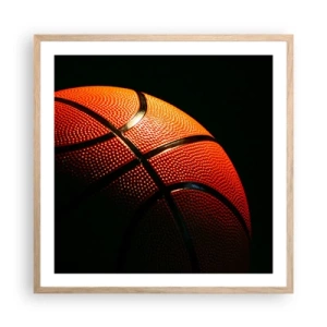 Poster în ramă de stejar deschis - Frumoasă ca o planetă - 60x60 cm