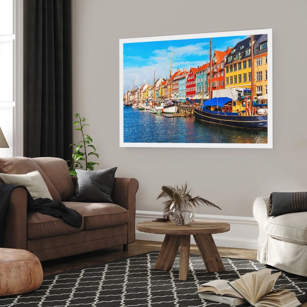 Poster - Portul vesel - 70x50 cm