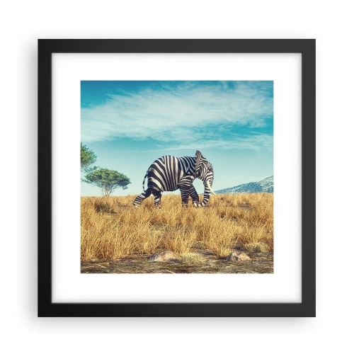 Poster în ramă neagră - Griul nu mai este la modă - 30x30 cm