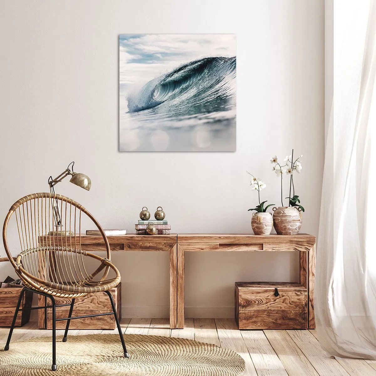 Tablou pe pânză - Summitul apei - 60x60 cm