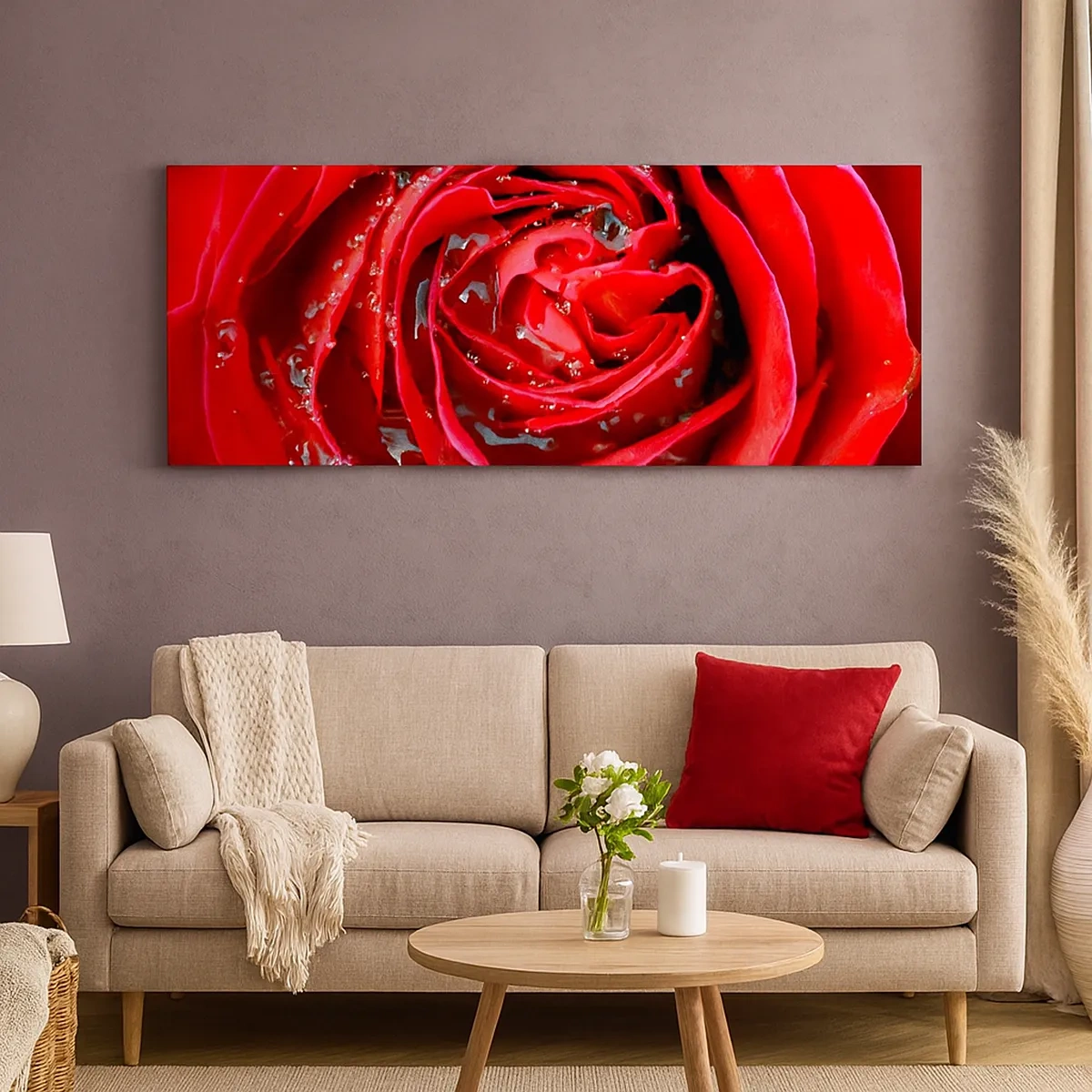 Tablou pe pânză - În picături de rouă - 30x30 cm