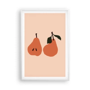 Poster în ramă albă - Dulceața în sine - 61x91 cm