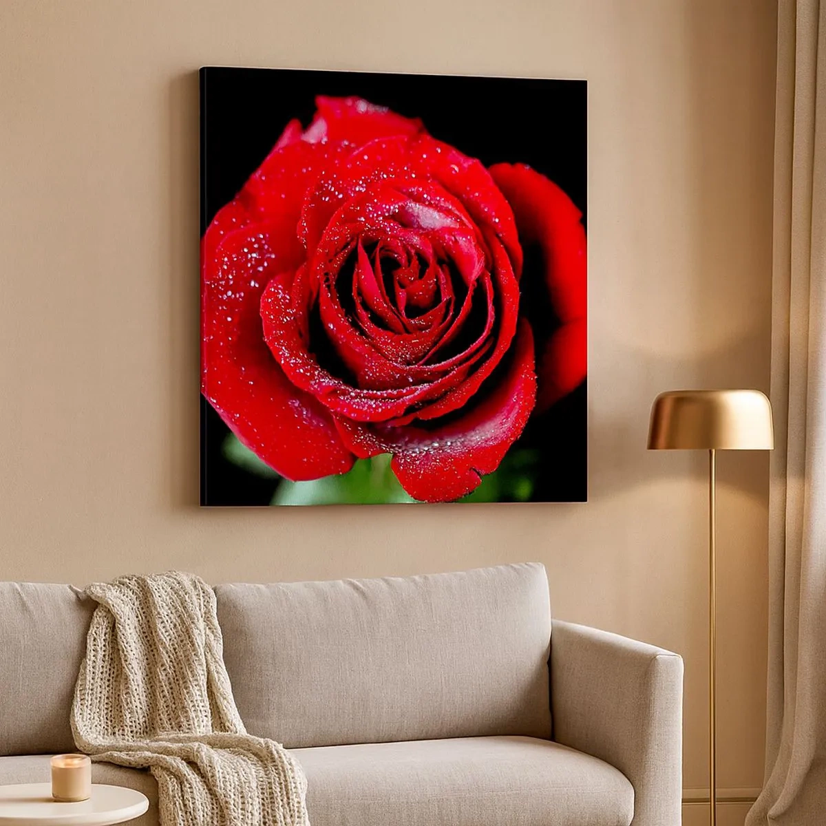 Tablou pe pânză - Pur și simplu dragoste - 30x30 cm