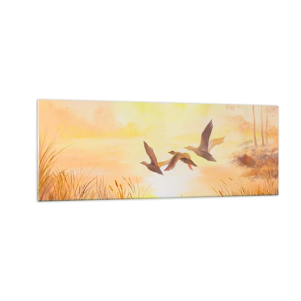 Tablou pe sticlă - Începutul unei lungi călătorii - 140x50 cm