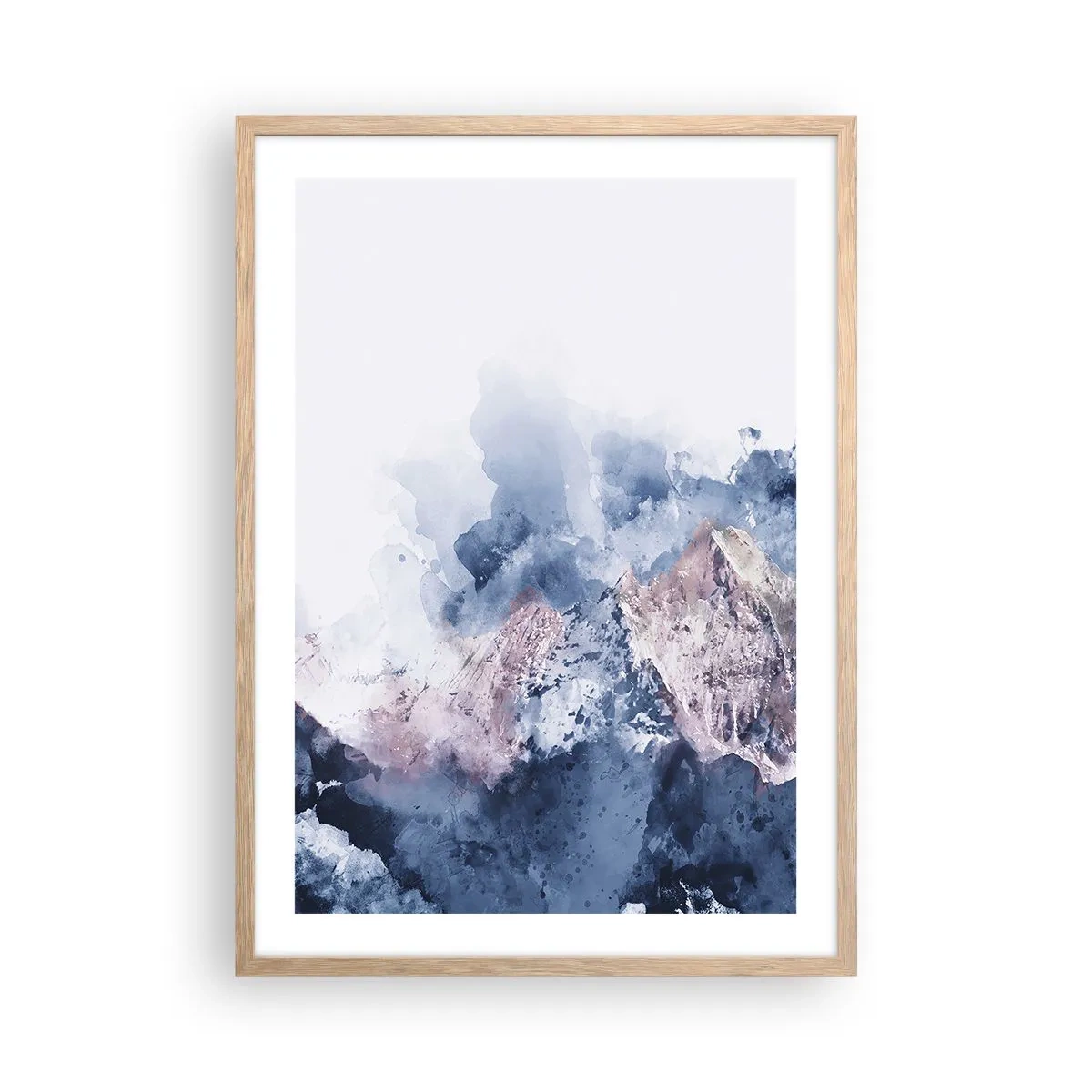 Poster în ramă de stejar deschis - Acestea sunt vârfurile! - 50x70 cm