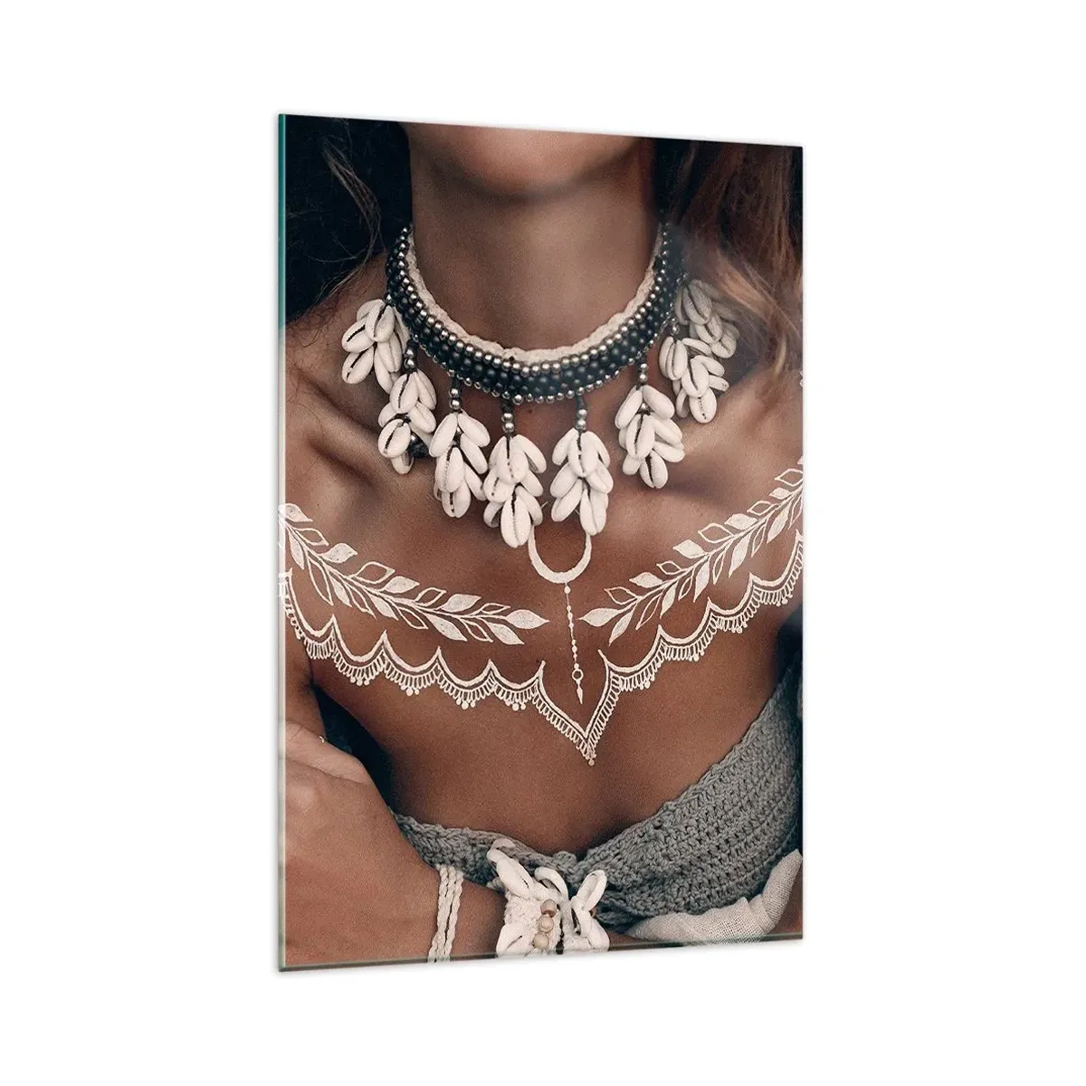 Tablou pe sticlă - Talismanele, ritualurile feminității - 80x120 cm