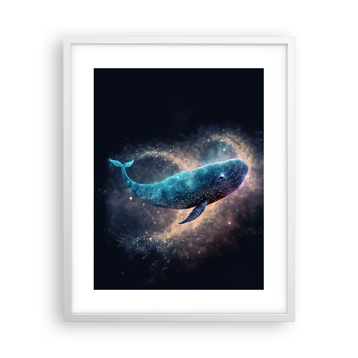 Poster în ramă albă - Există o lume... - 40x50 cm