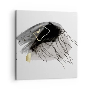 Tablou pe pânză - Negru și aur - 50x50 cm