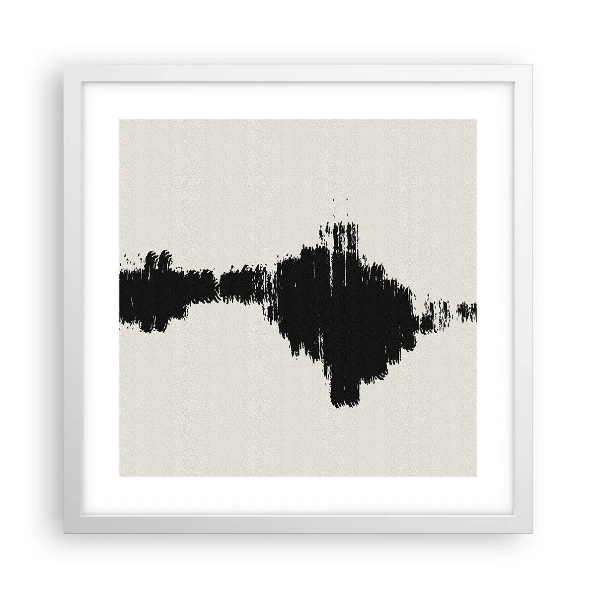 Poster în ramă albă - Vibrațiile imaginației - 40x40 cm