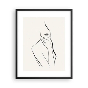 Poster în ramă neagră - Val de melancolie - 40x50 cm