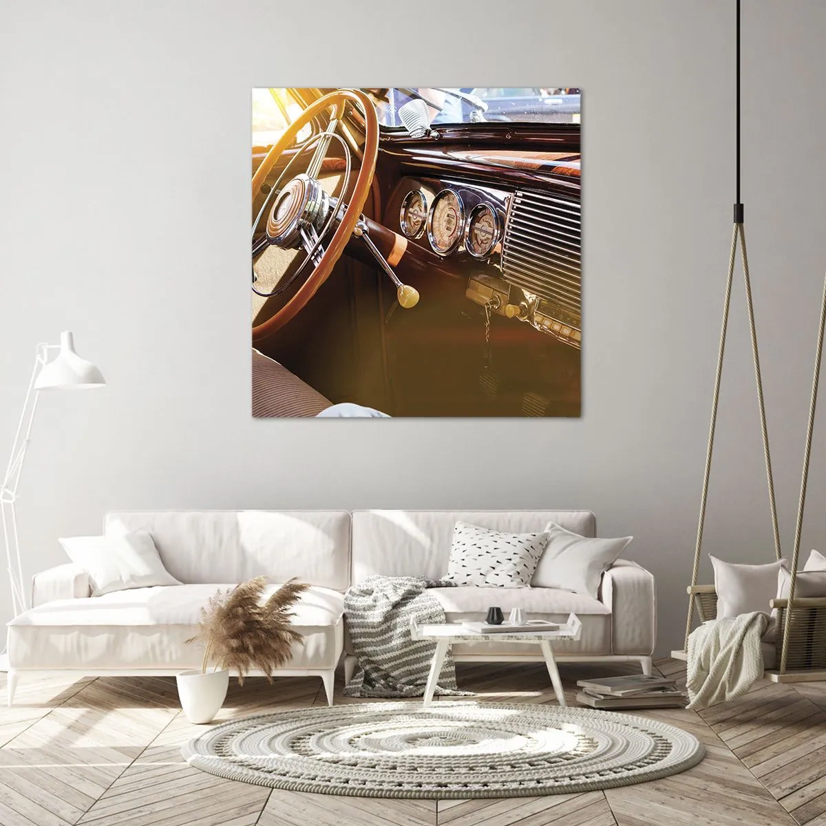 Tablou pe pânză - O adiere de lux din trecut - 60x60 cm