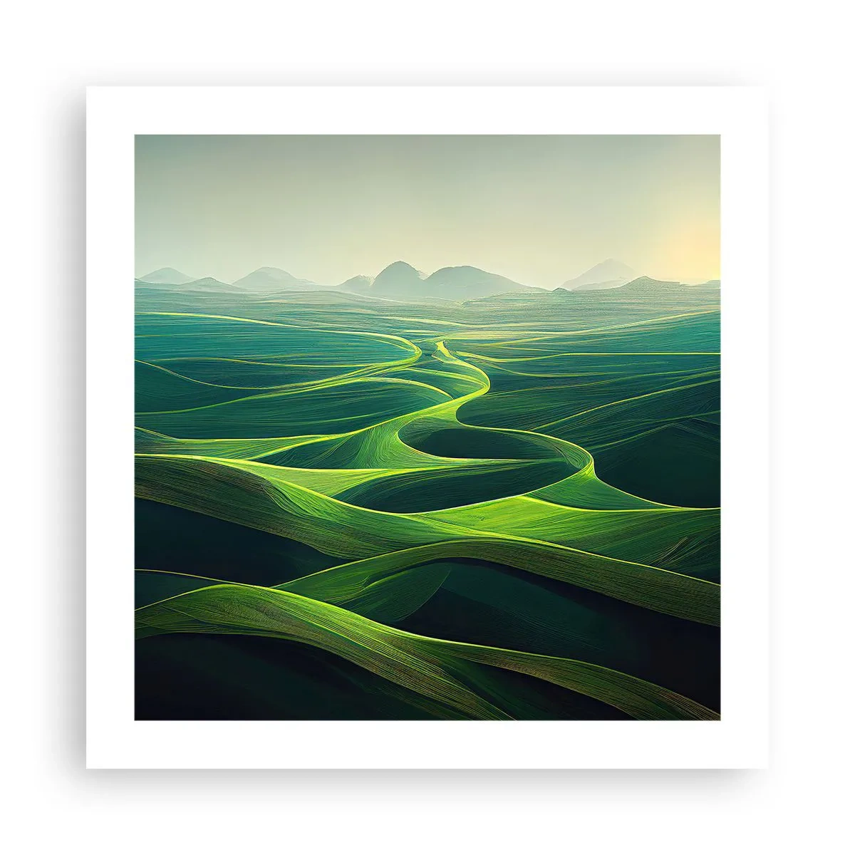 Poster - În văi verzi - 50x50 cm