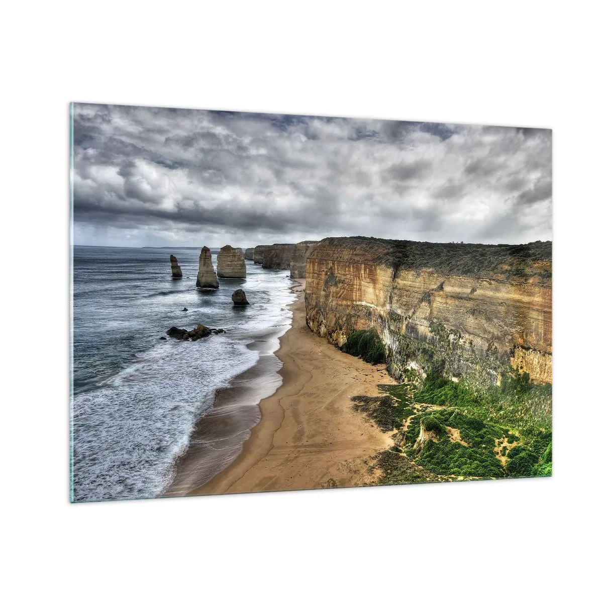 Tablou pe sticlă - Frumusețe brută - 100x70 cm