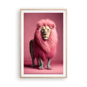 Poster în ramă de stejar deschis - Și nu-ți mai este frică - 61x91 cm