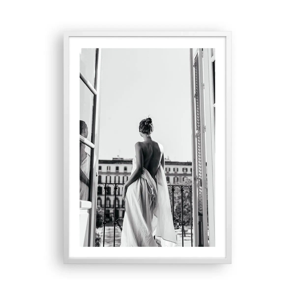 Poster în ramă albă - Trezirea simțurilor - 50x70 cm