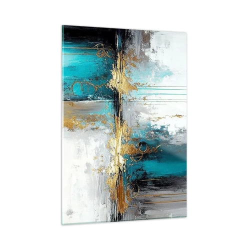 Tablou pe sticlă - Totul curge - 50x70 cm