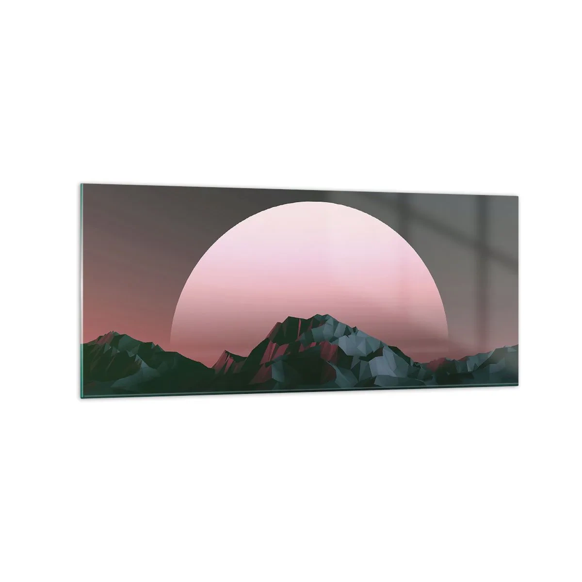 Tablou pe sticlă - Într-o galaxie învecinată - 120x50 cm