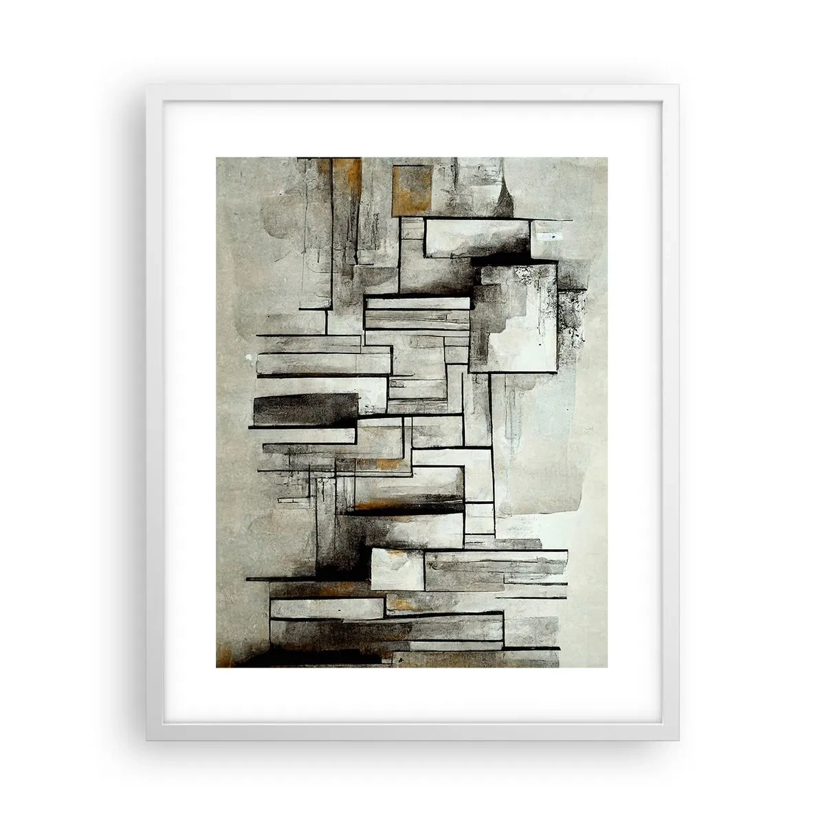 Poster în ramă albă - Puterea simplității - 40x50 cm