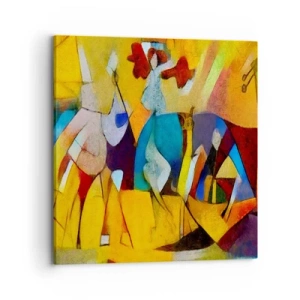 Tablou pe pânză - Soare - viață - bucurie - 70x70 cm