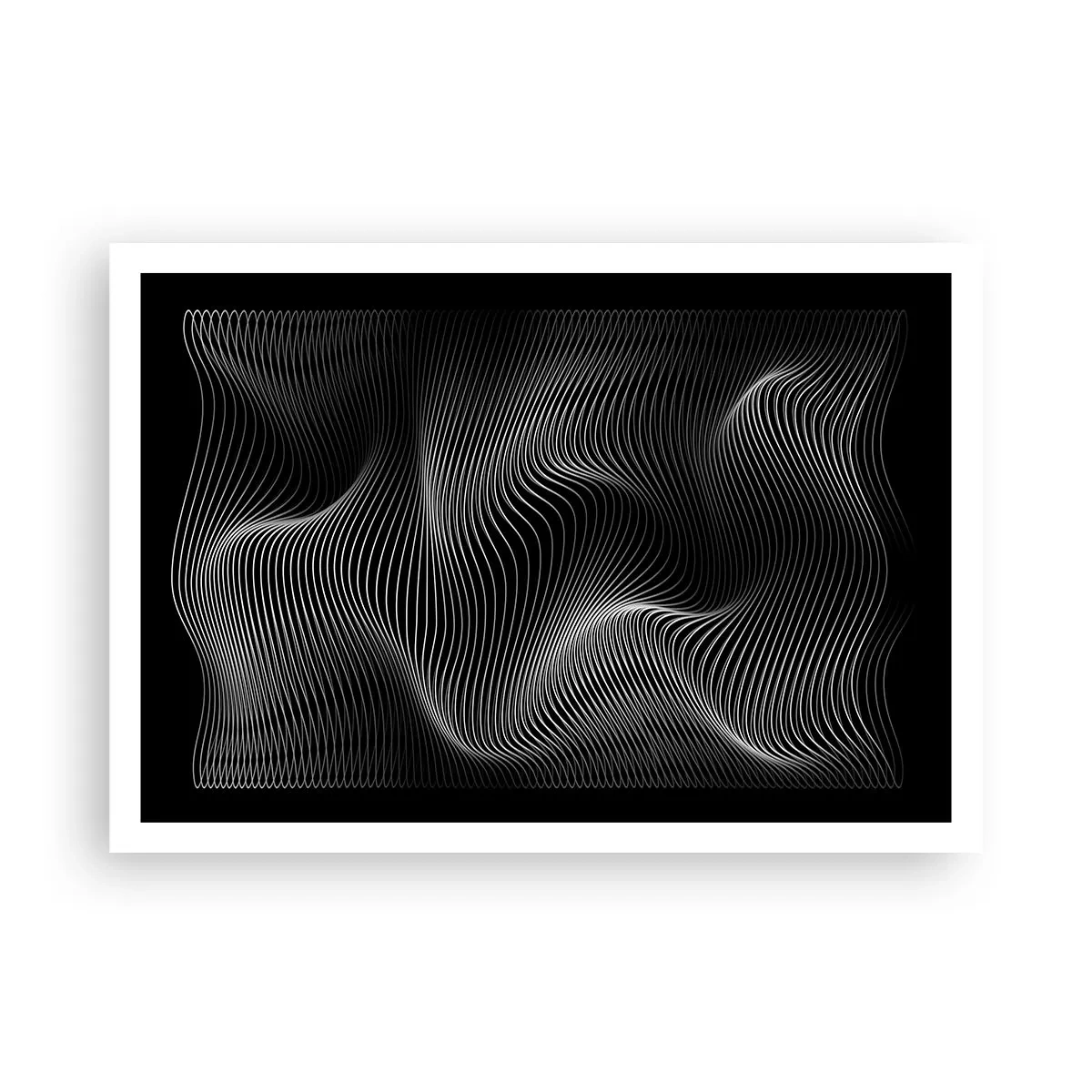 Poster - Dansul luminii în spațiu - 100x70 cm