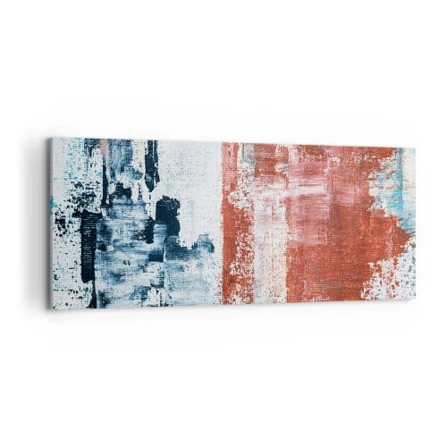 Tablou pe pânză - Jumi-juma abstract - 100x40 cm