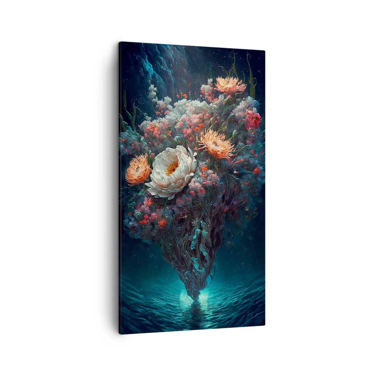 Tablou pe pânză - Grădină ciudată - 45x80 cm