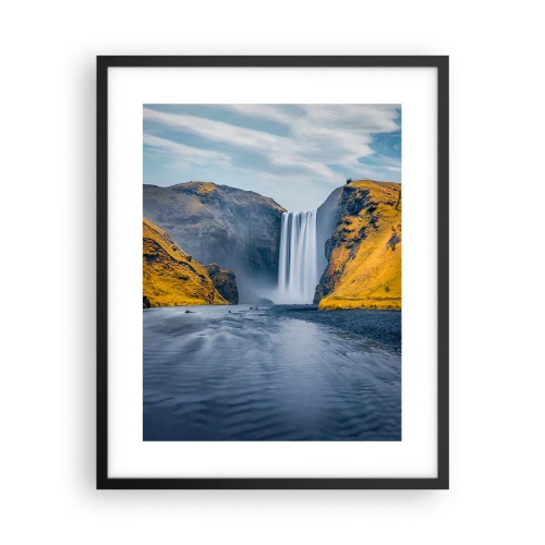 Poster în ramă neagră - Durată eternă, mișcare eternă - 40x50 cm