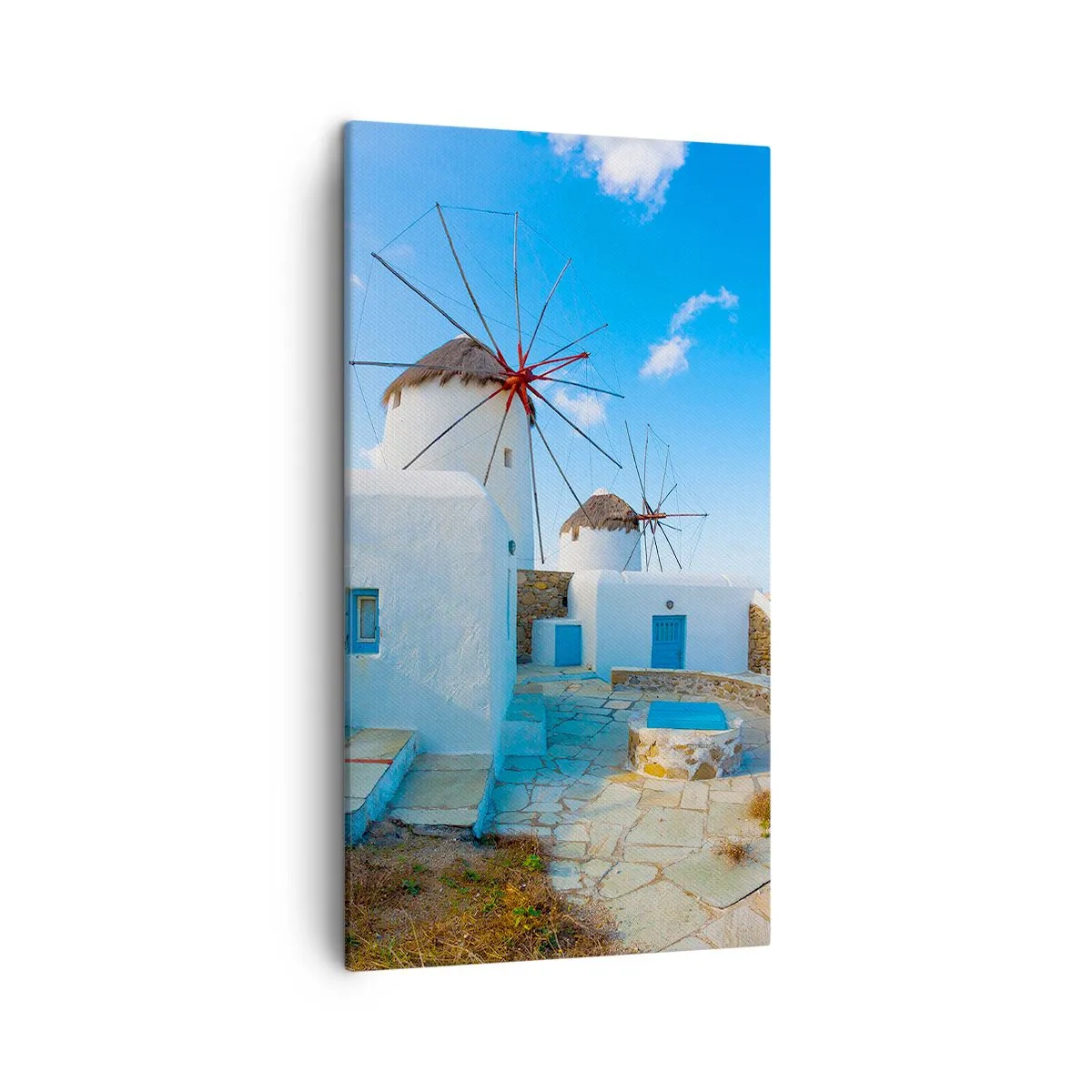 Tablou pe pânză - Vânt albastru dinspre mare - 45x80 cm