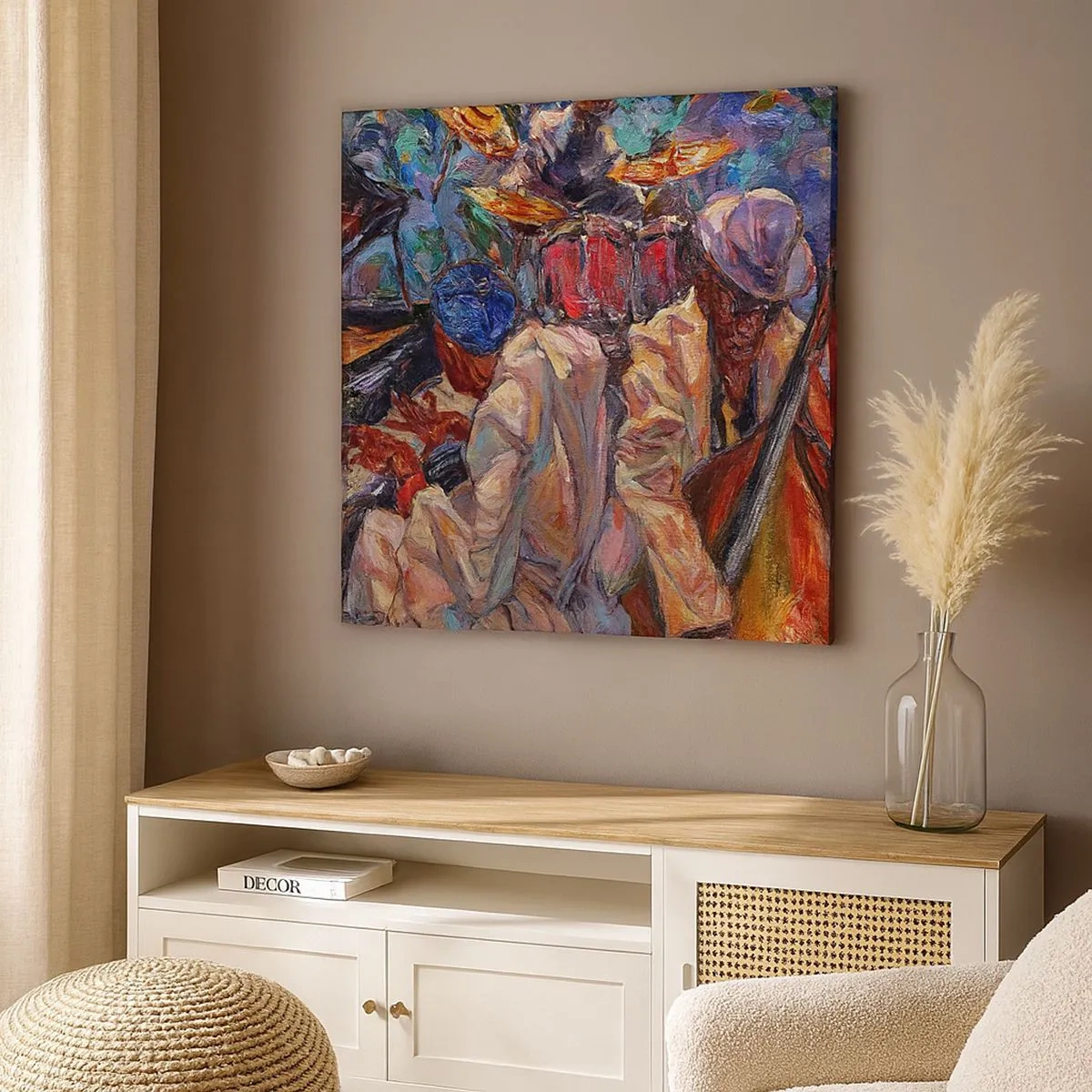 Tablou pe pânză - Într-un ritm - 30x30 cm