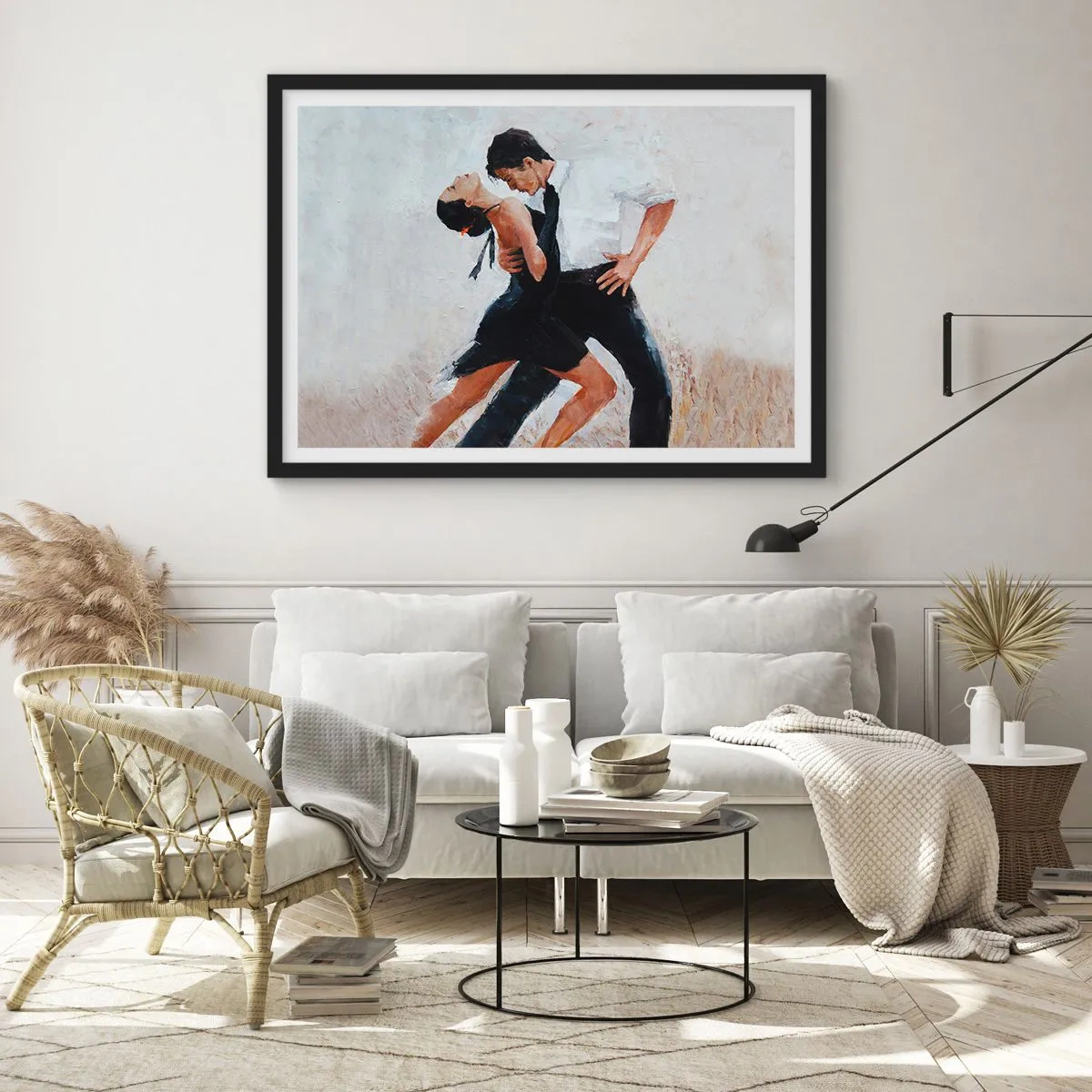 Poster în ramă neagră - Tangoul visurilor mele - 91x61 cm
