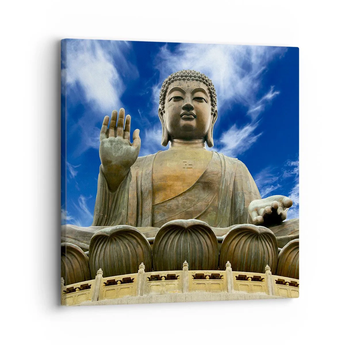 Tablou pe pânză - Trăiește fără teamă - 30x30 cm