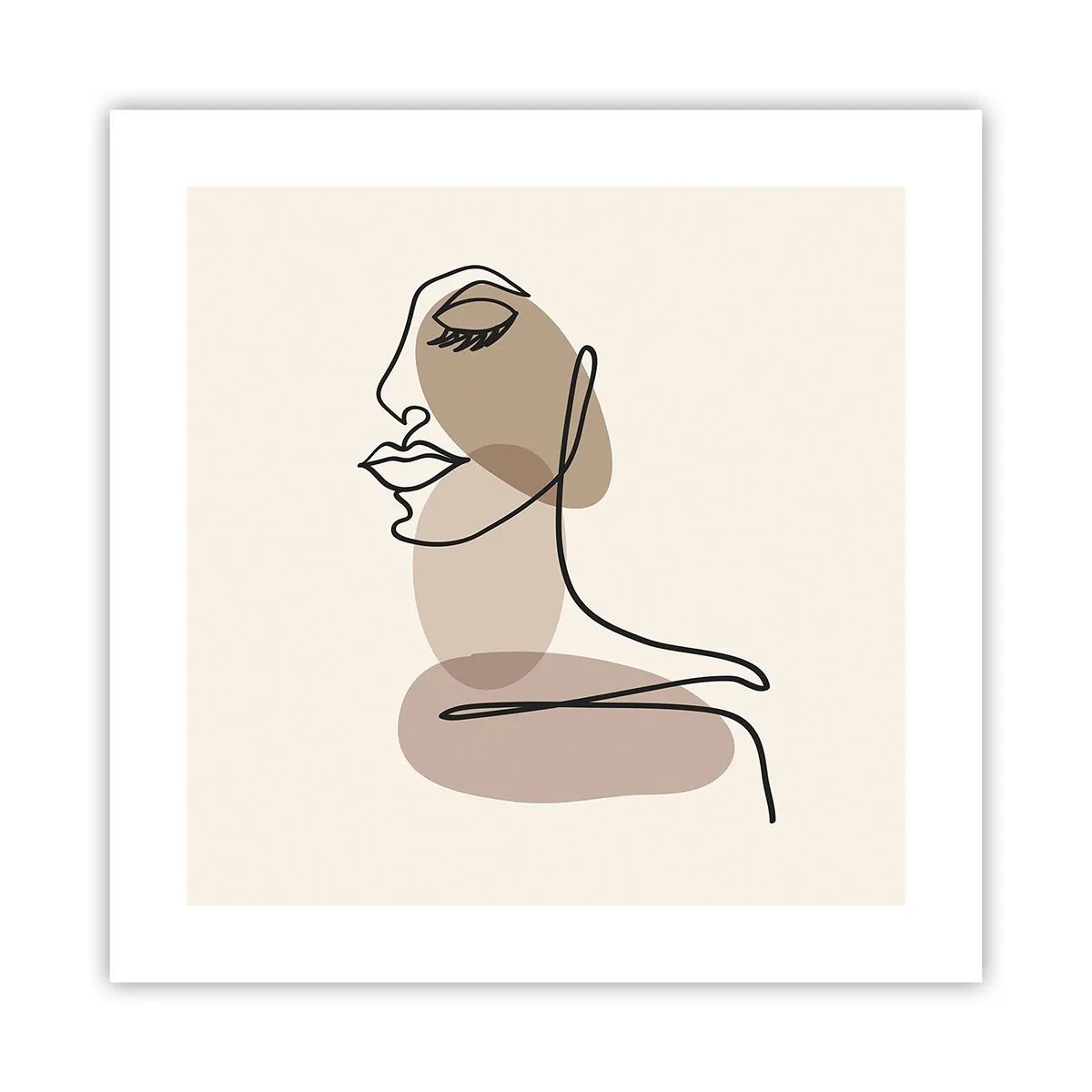 Poster - Ascultându-se pe sine - 40x40 cm