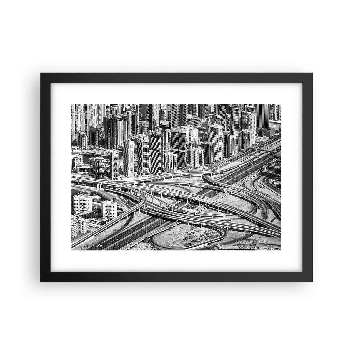 Poster în ramă neagră - Dubai - orașul imposibil - 40x30 cm