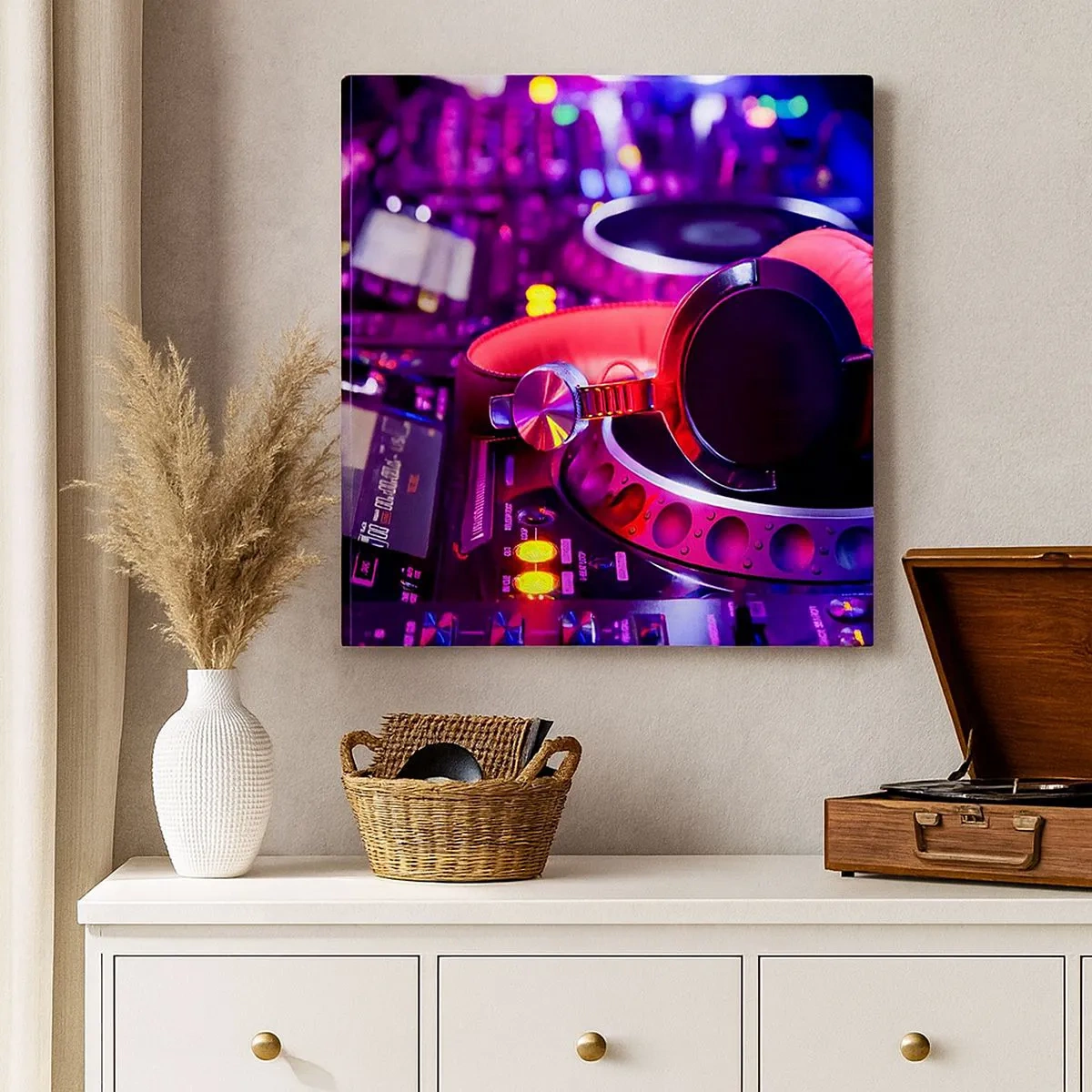 Tablou pe pânză - Înainte de a începe distracția - 30x30 cm