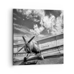 Tablou pe pânză - Abia aștept! - 70x70 cm