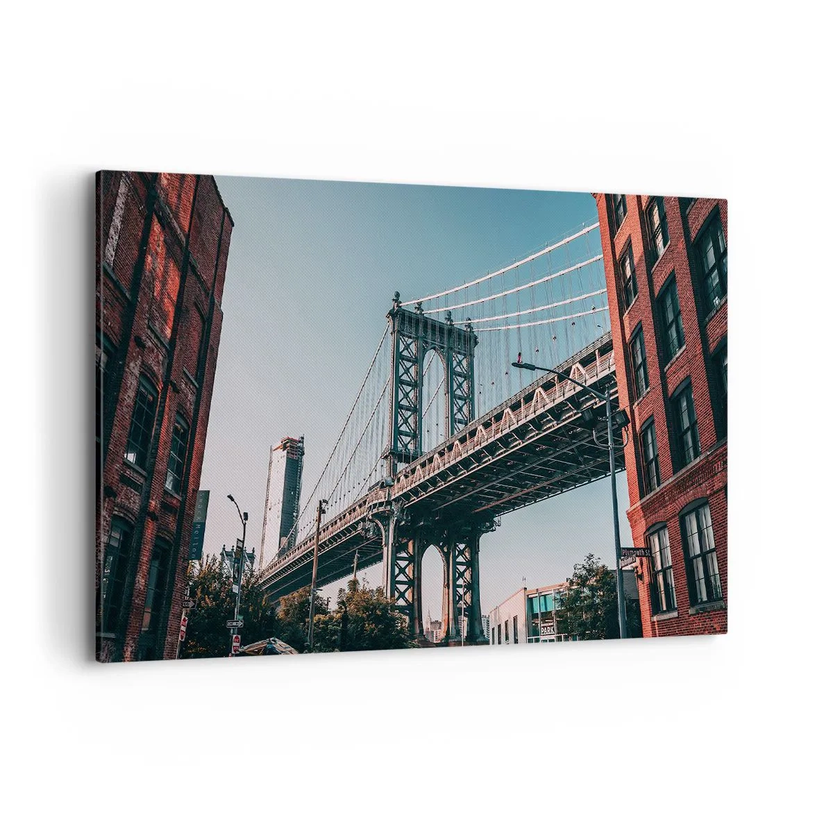 Tablou pe pânză - În valurile orașului - 100x70 cm