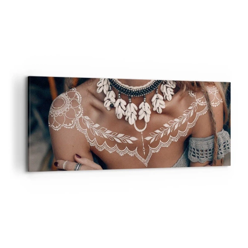 Tablou pe pânză - Talismanele, ritualurile feminității - 120x50 cm