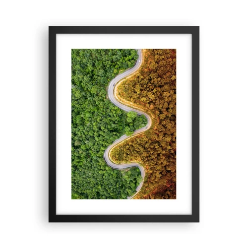 Poster în ramă neagră - Frontiere și defilee - 30x40 cm