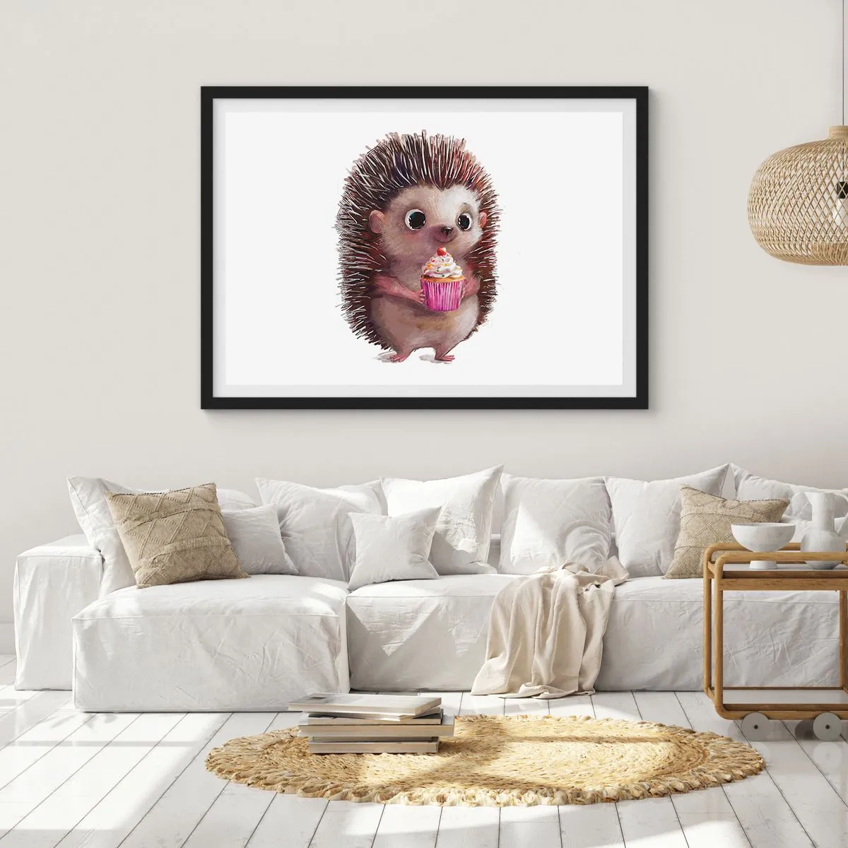 Poster în ramă neagră - Fiecare zi este o sărbătoare - 50x40 cm