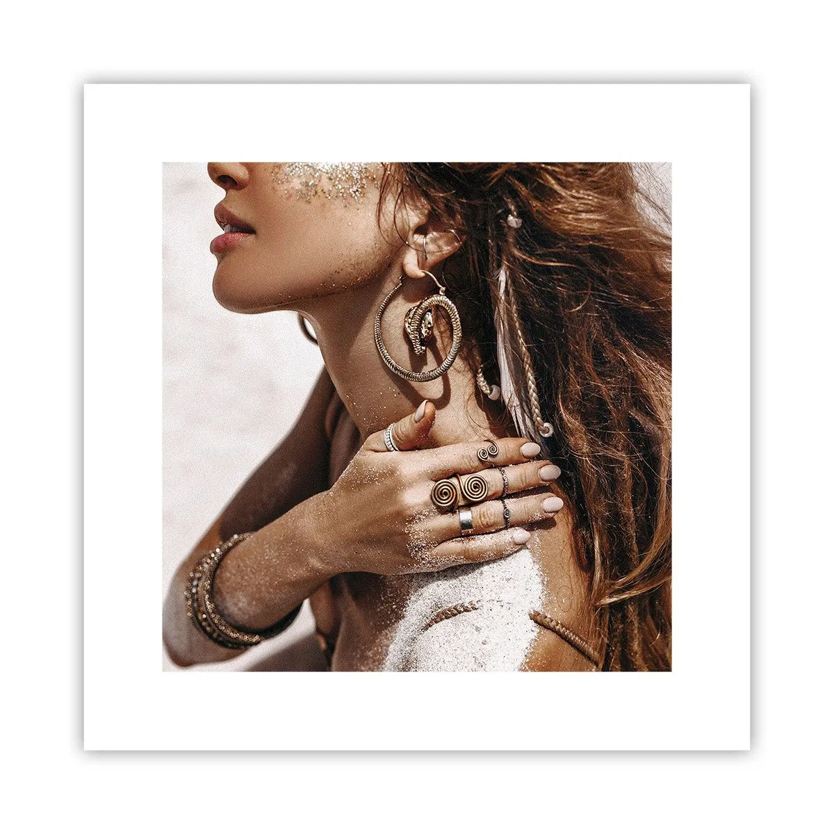 Poster - Regina plajei sălbatice - 30x30 cm