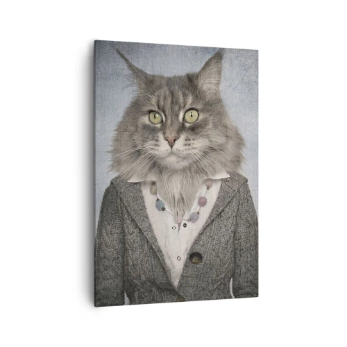 Tablou pe pânză - Blănurile sunt din nou la modă - 70x100 cm