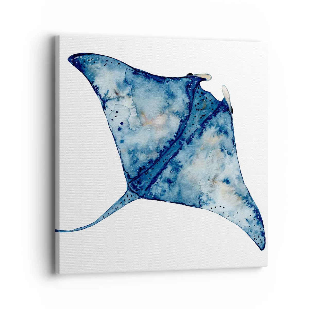 Tablou pe pânză - Viața în albastru - 40x40 cm